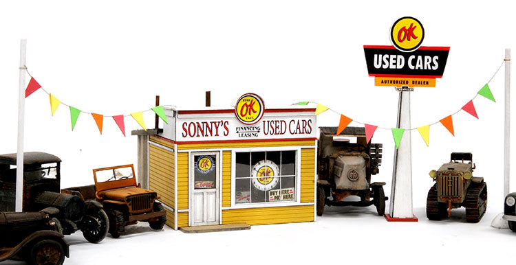 OK Used Cars - F Scale Kit #8122