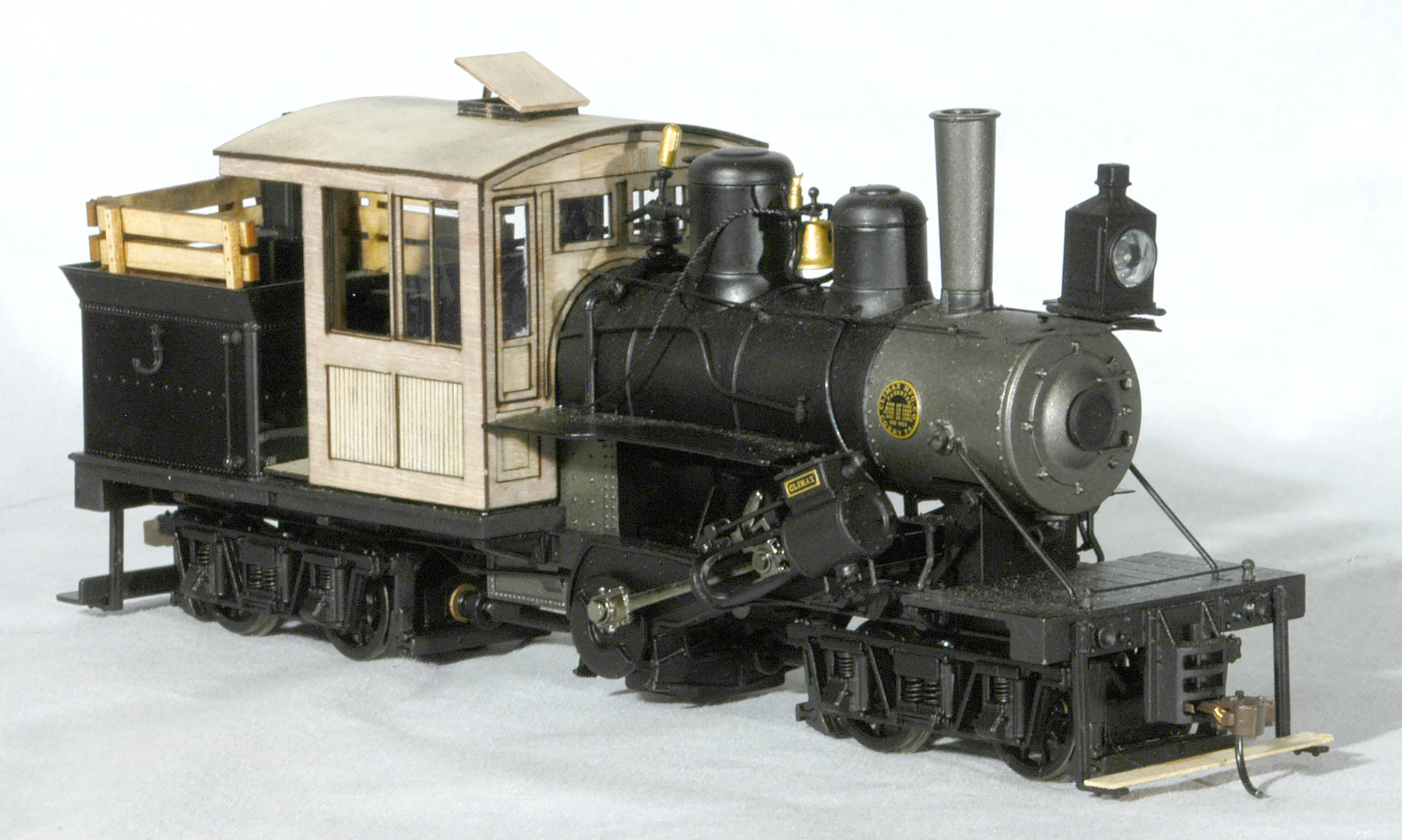 Open Wood Cab for Bachmann On30 CLimax - O/On30 scale kit T-2112