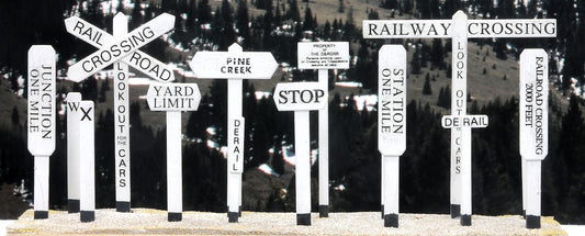 Right of Way Signs - O scale kit #6030