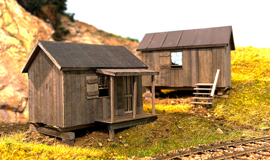 Loggers Camp House - O-On30 scale laser cut craftsman kit #6020