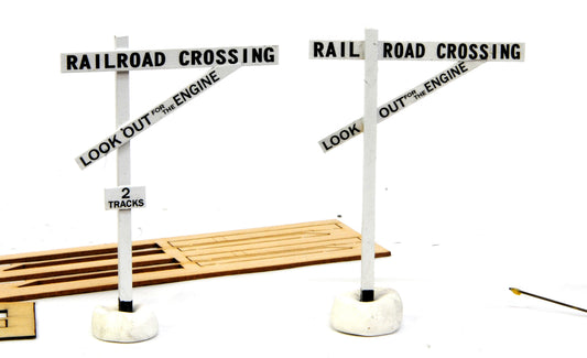 Early Style Crossbucks-HO scale Craftsman kit #2032