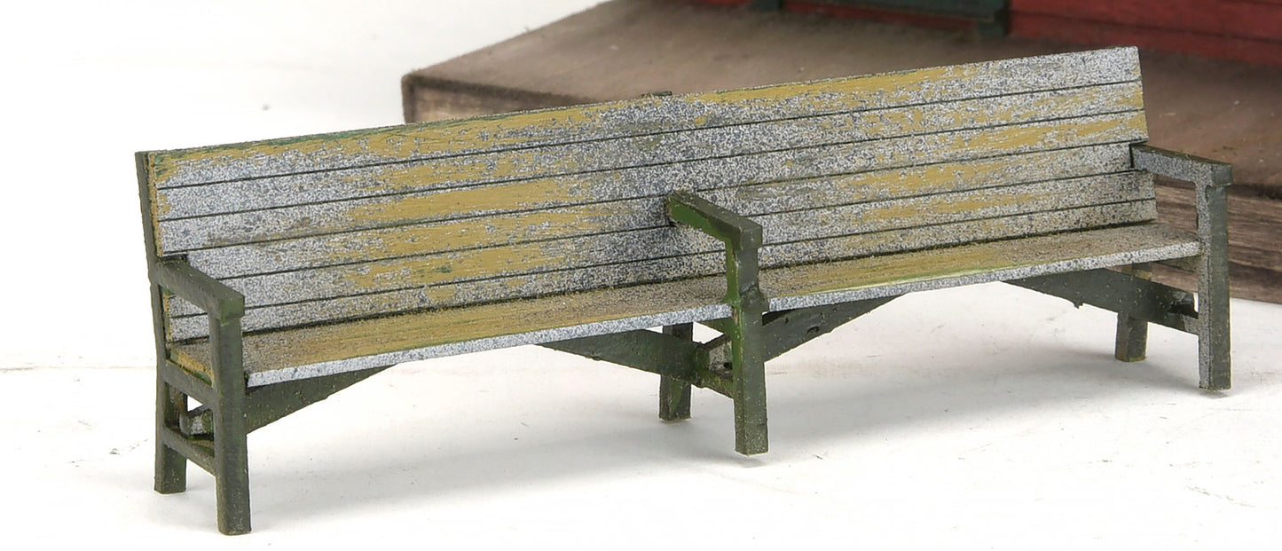 Long Station/Depot Bench - O-On30 scale kit #744