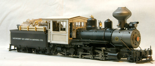 T-2123 Peaked Roof version, fits Bachmann On30 2-8-0 outside frame loco