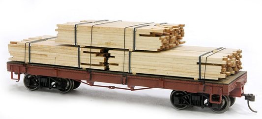 T-2131 Laser Cut Lumber Load to fit O Narrow Gauge Flat Cars