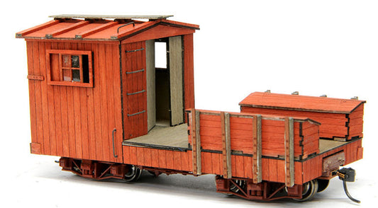 T-2145 Work Car Conversion For Bachmann On30 18' flat car
