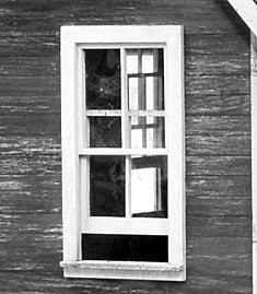 Window Set 2 for 3" tall x 1 5/8" wide opening (6 per Kit) - #939