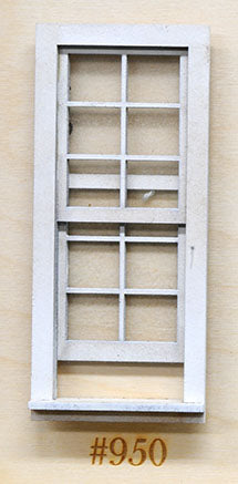 6 over 6 window set (6 per kit) - F scale kit #950 – Banta Modelworks