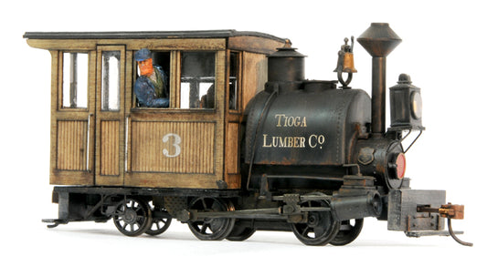 T-2082 Wood Cab Kit for Bachmann 0-4-2 Porter.