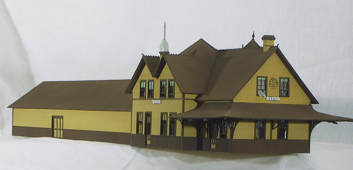 Sn3 Scale - Ridgway Depot in Sn3.....bmw-120 S
