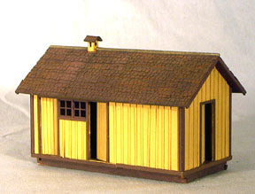 Ridgway Depot Outhouse - HO scale laser cut craftsman kit bmw-121 HO